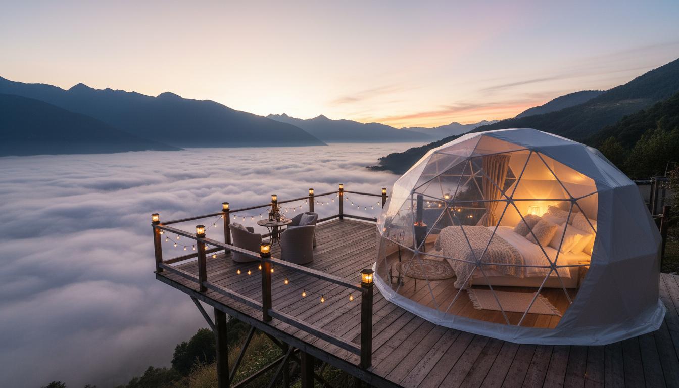 Glamping Dome เต็นท์โดมสุดหรู